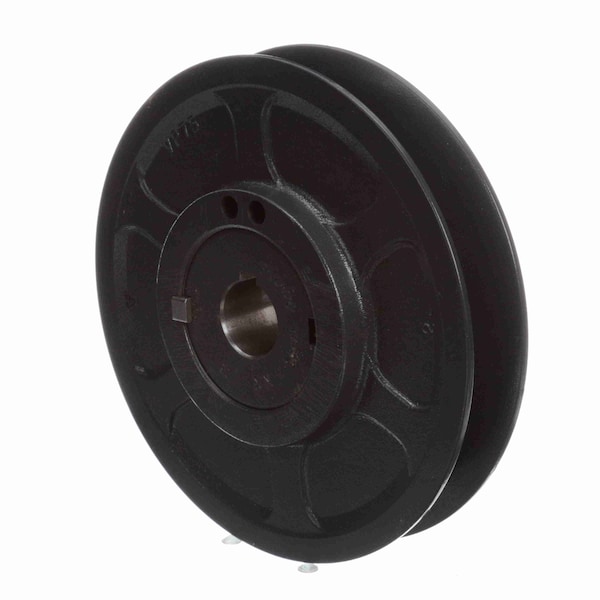 1 Groove Cast Iron Finish Bore Fhp Variable Pitch Sheave, 1VP75X28MM